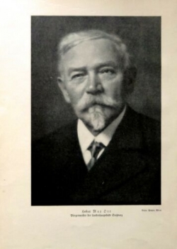 1932 - Hofrat Max Ott, Bürgermeister der Stadt Salzburg, alter Druck